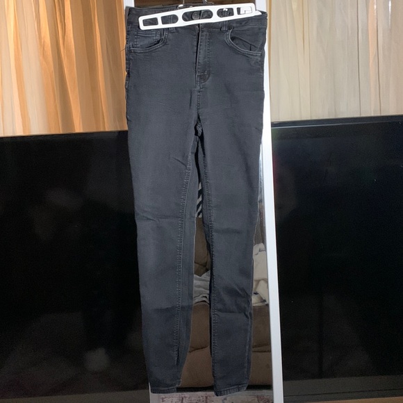 Well worn very comfortable black stretch jeans ultra high rise, skinny - Picture 1 of 3